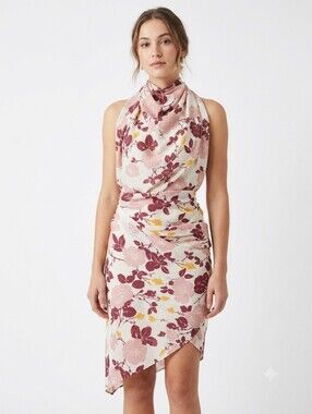 Studio Floral Multiway Boho Accessory Swim  Pink Cover-up Resortwear Versatile
